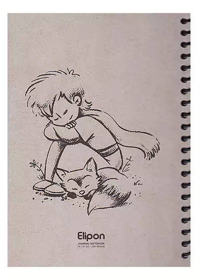 11806 دفتر 100 برگ نقاشی رقعی سیمی کرفت الیپون 2941409 - Image 1